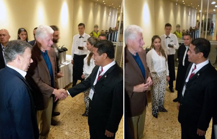 Mentan Bertemu Bill Clinton di Kolombia, Sampaikan Minat Kunjungi Indonesiaa